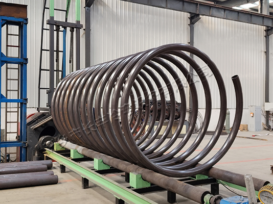?101.6×3.6厚 螺旋盤(pán)管加工