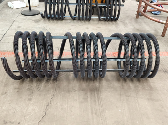 翅片管盤管加工